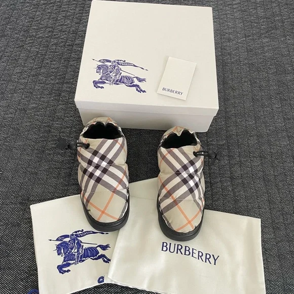 Burberry | Shoes | Burberry Plaid Slipon Footwear | Poshmark display picture 3